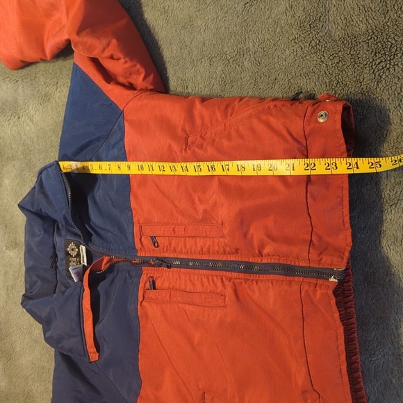 Alti Ski Patrol jacket, Vintage, Mens Small, Rust and Dark Blue, - Picture 9 of 13